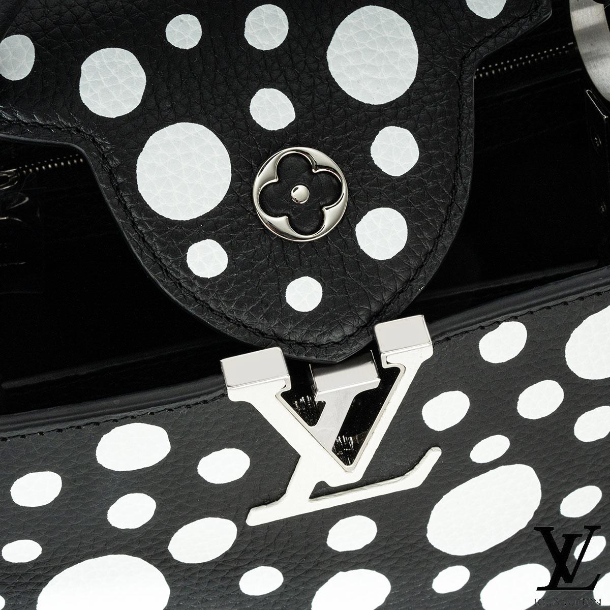 Louis Vuitton x Yayoi Kusama Capucine MM Tasche im Angebot 1