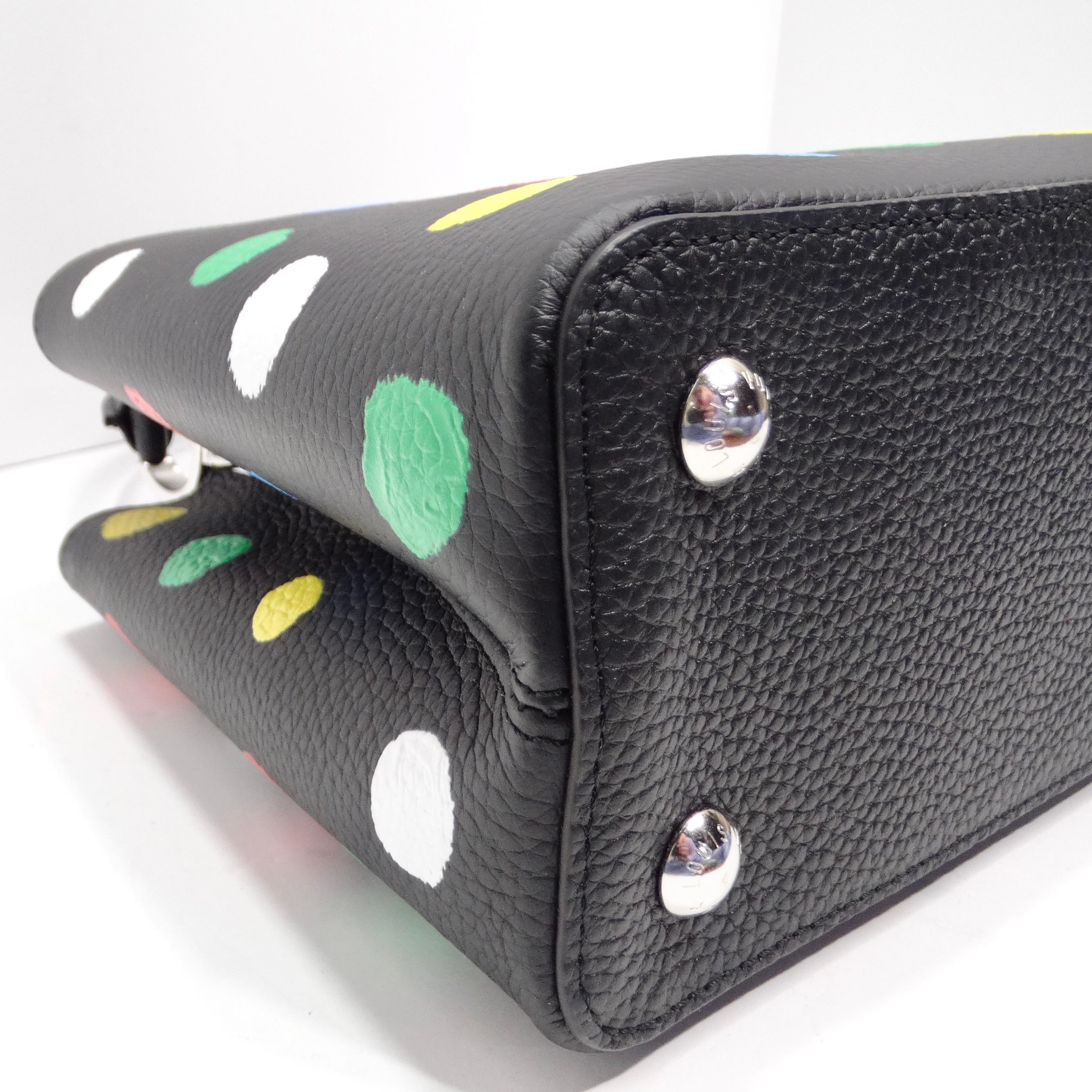 Louis Vuitton X Yayoi Kusama Infinity Dots Capucines MM en vente 5