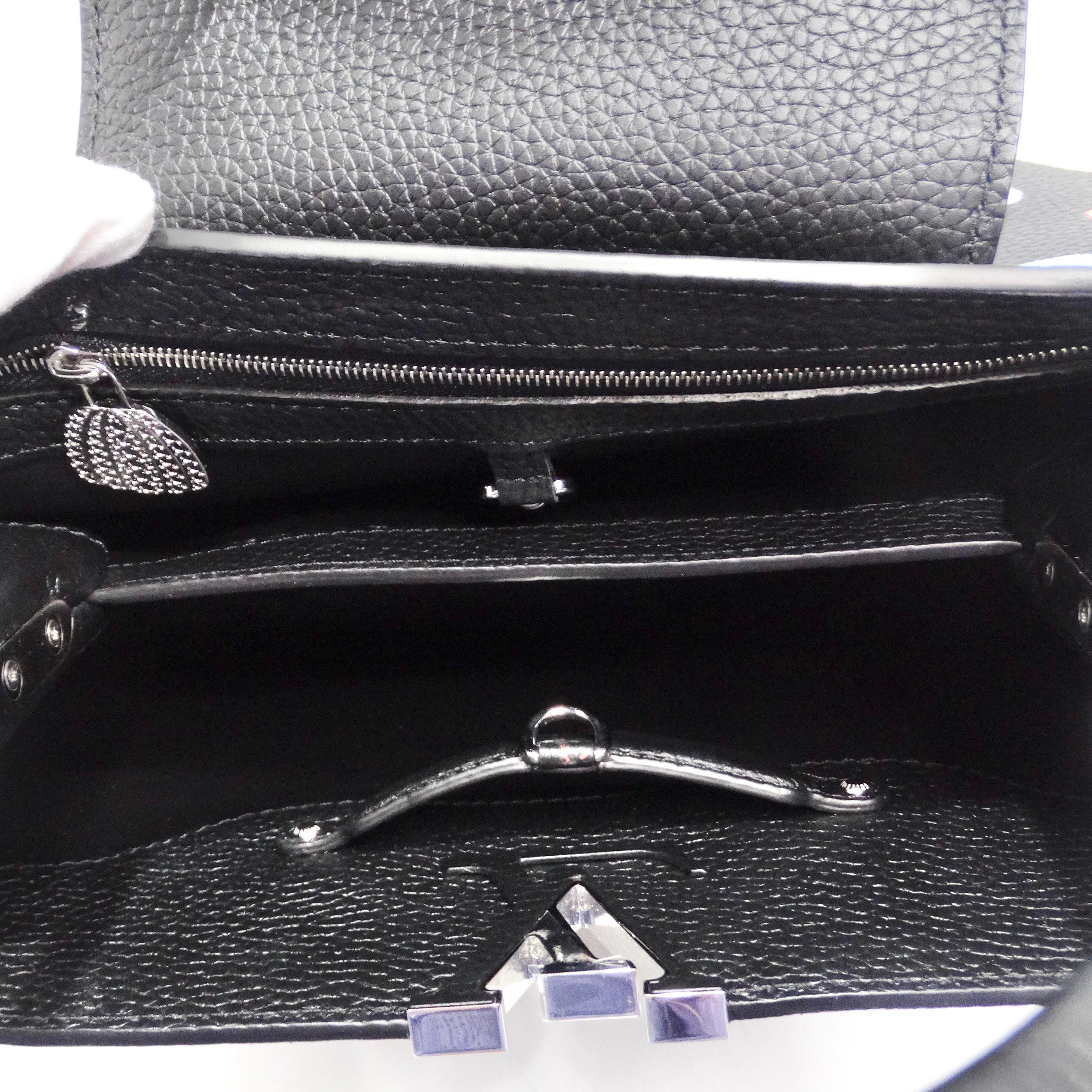 Louis Vuitton X Yayoi Kusama Infinity Dots Capucines MM Top-Handle Bag For Sale 7