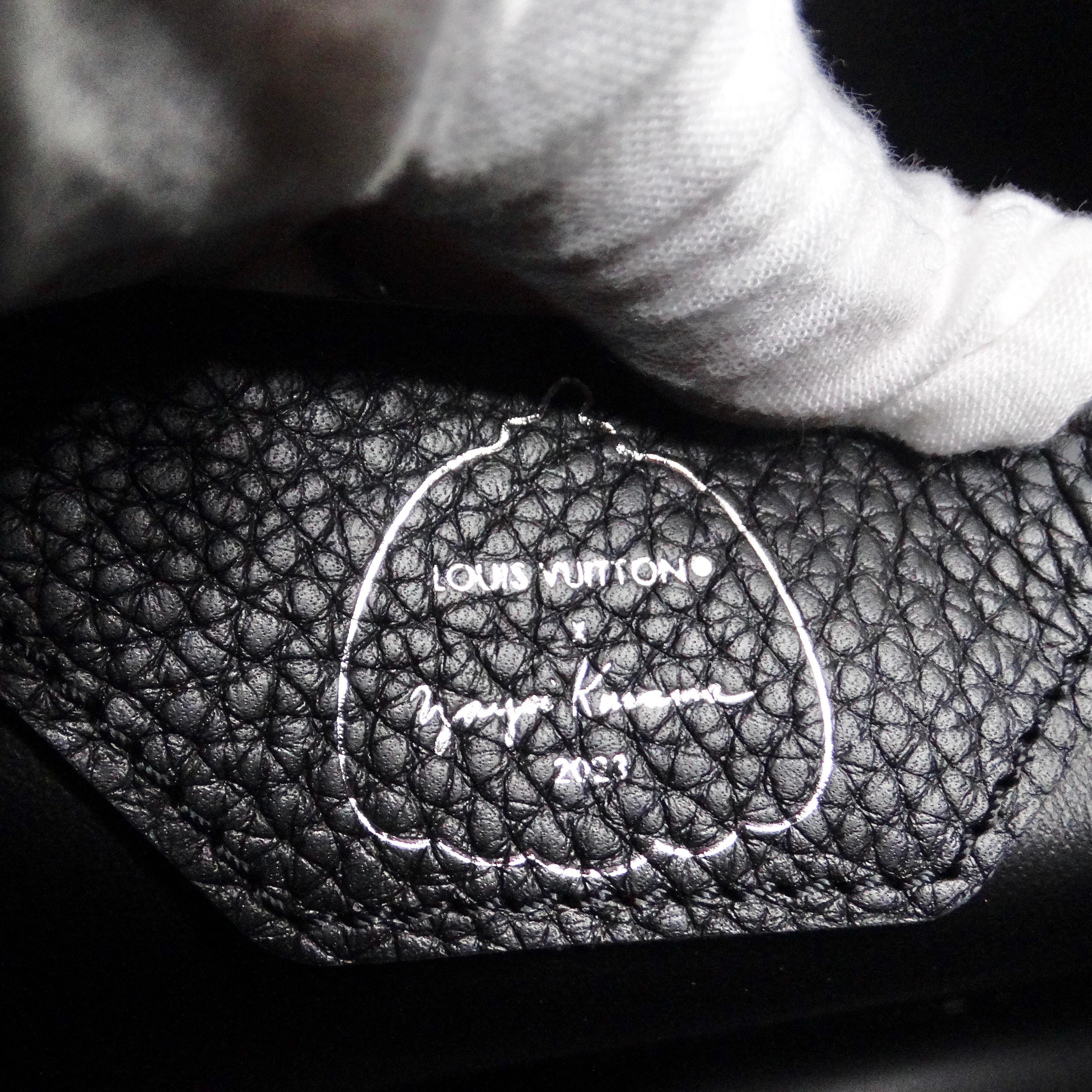 Louis Vuitton X Yayoi Kusama Infinity Dots Capucines MM Top-Handle Bag For Sale 9