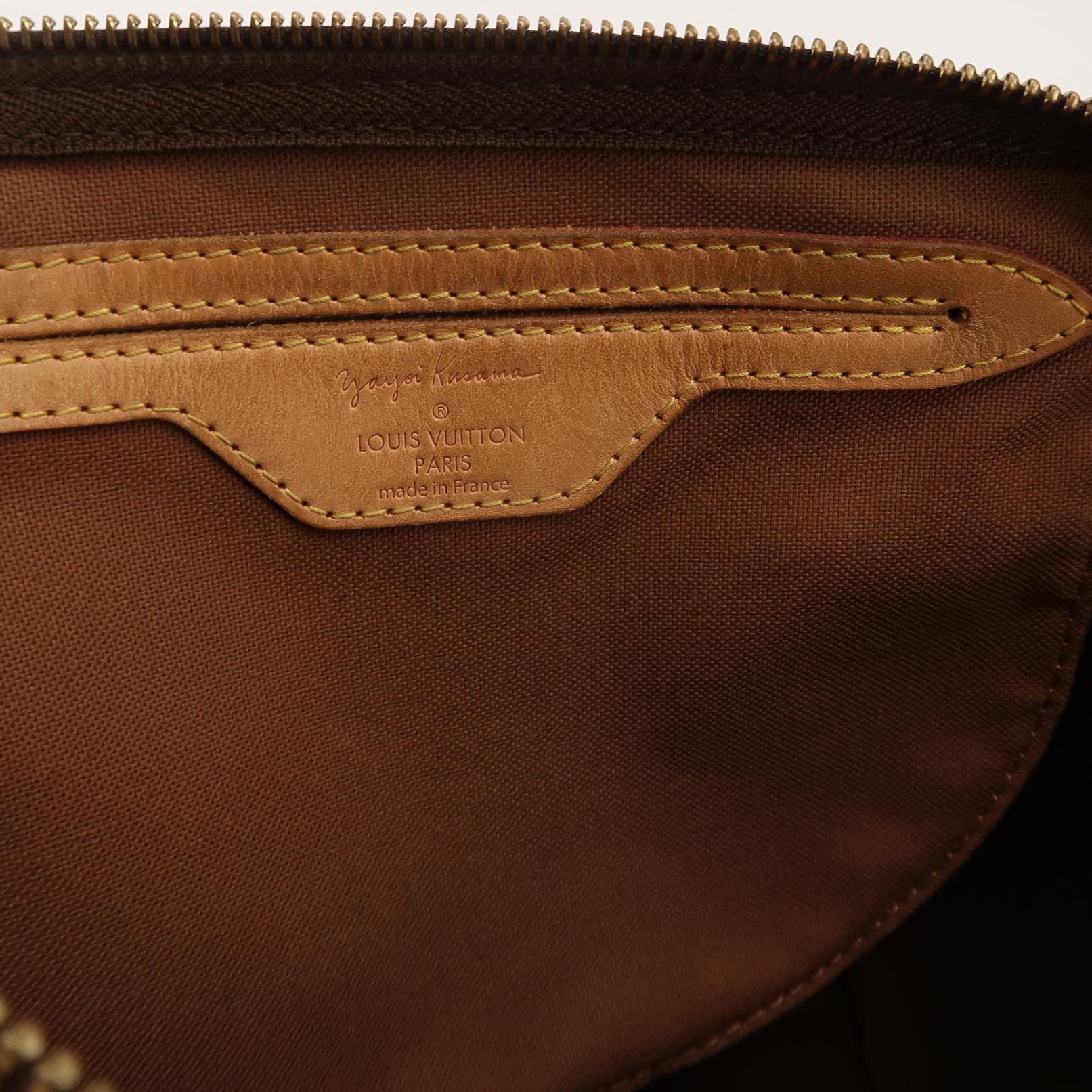 Louis Vuitton x Yayoi Kusama Edizione Limitata Borsa Speedy 30 Rossa con Manico Superiore in vendita 5