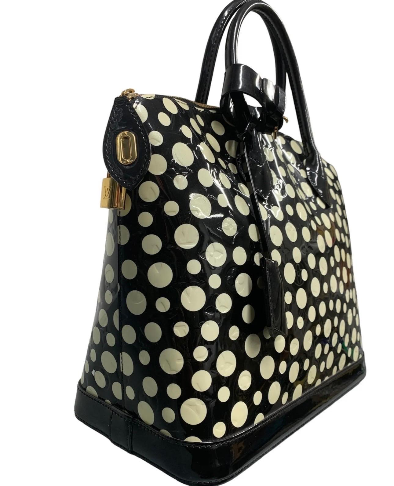 Louis Vuitton x Yayoi Kusama Lockit Limited Edition Top Handle Bag  1