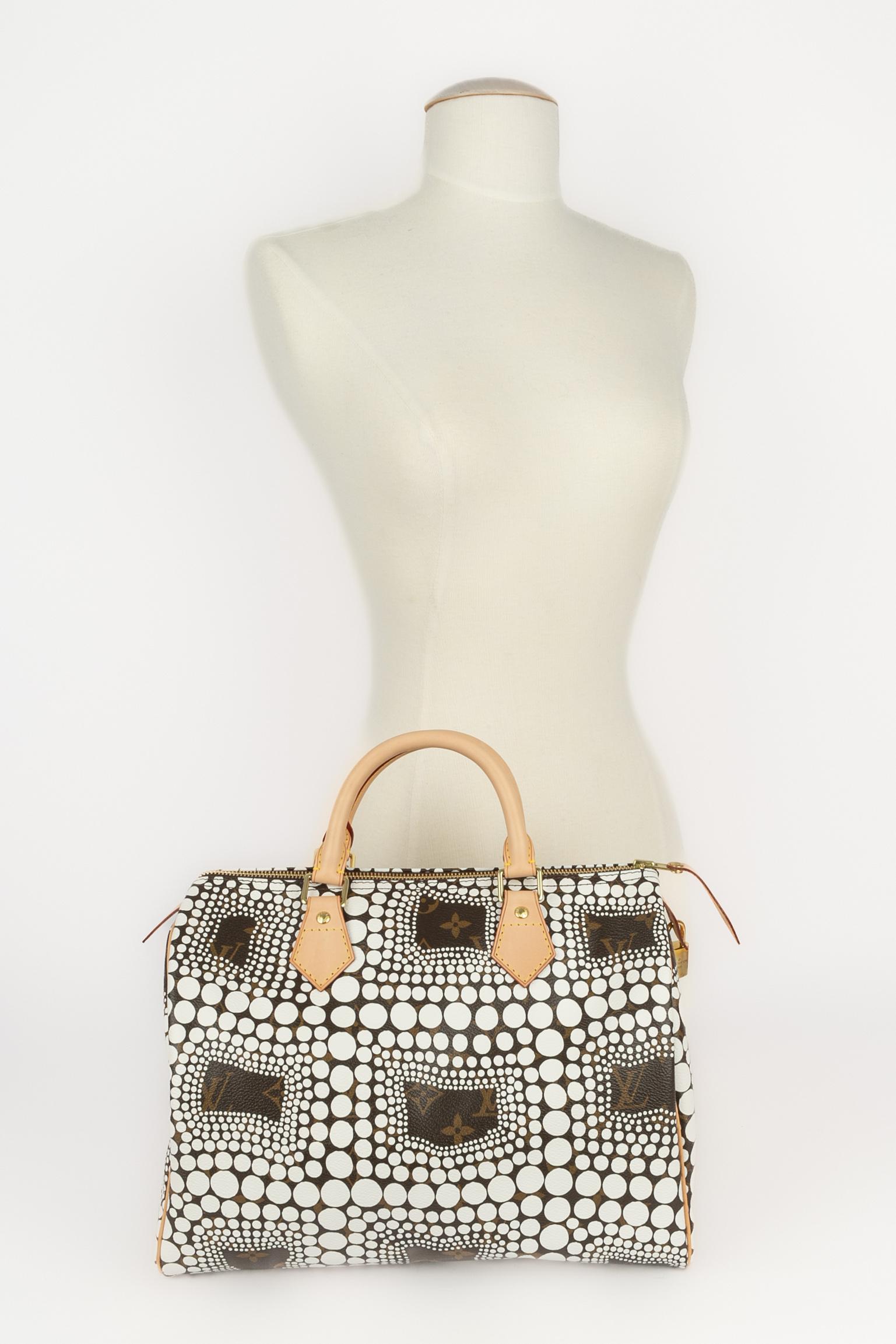 Louis Vuitton x Yayoi Kusama Mon Town 30 Speedy bag 2012 in edizione limitata in vendita 6