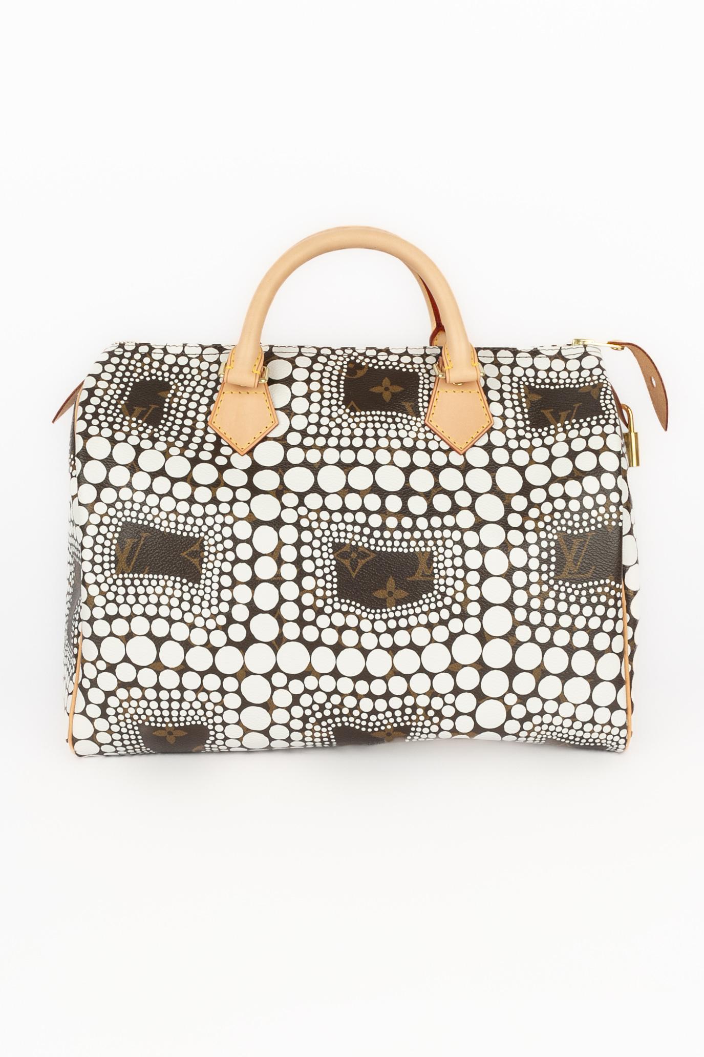 Louis Vuitton x Yayoi Kusama Mon Town 30 Speedy bag 2012 in edizione limitata In condizioni ottime in vendita a SAINT-OUEN-SUR-SEINE, FR