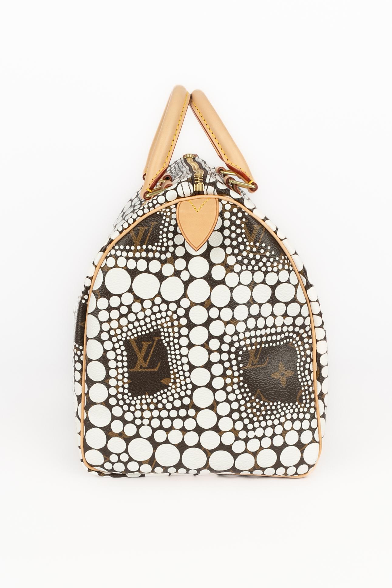 Donna Louis Vuitton x Yayoi Kusama Mon Town 30 Speedy bag 2012 in edizione limitata in vendita