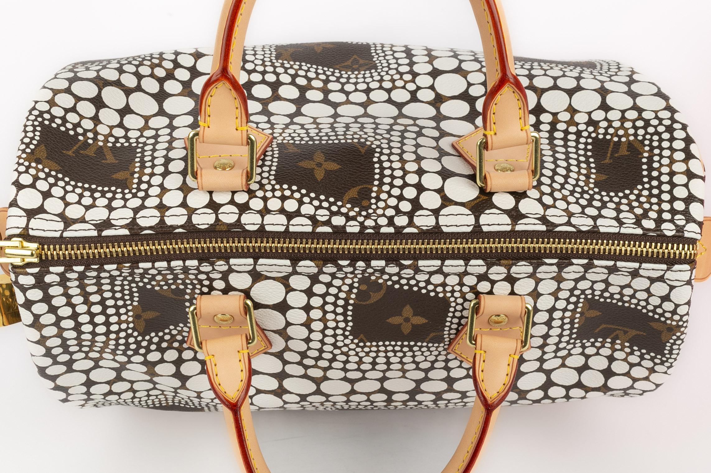 Louis Vuitton x Yayoi Kusama Mon Town 30 Speedy bag 2012 in edizione limitata in vendita 3