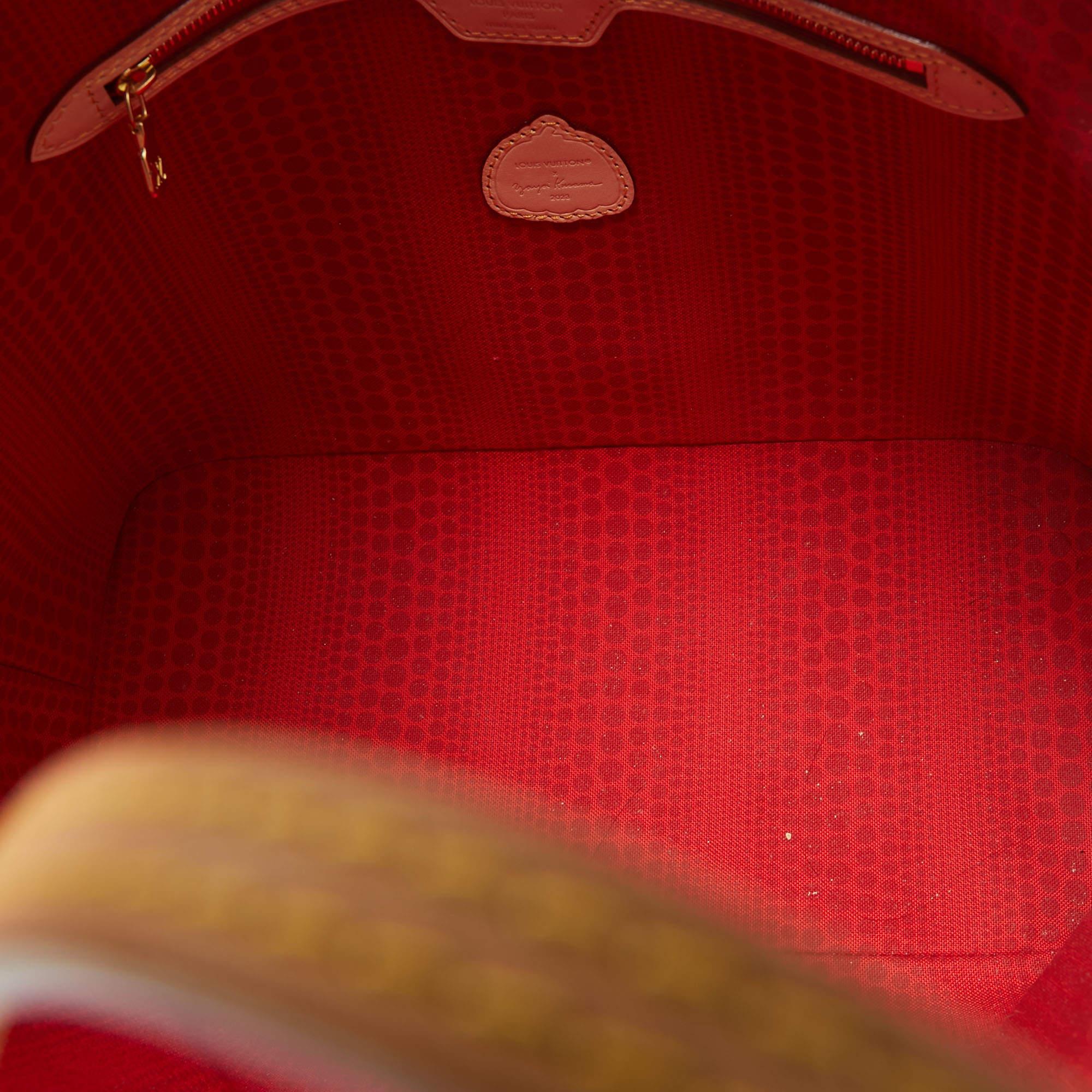 Louis Vuitton x Yayoi Kusama Monogram Dots Canvas Neverfull MM Bag 2