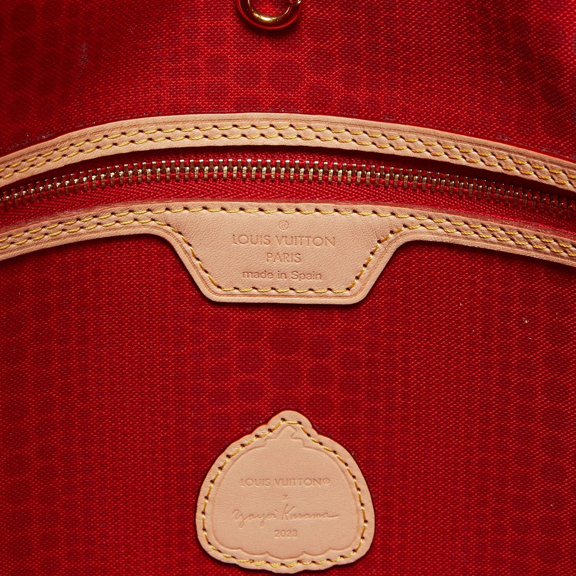 Louis Vuitton x Yayoi Kusama Monogram Dots Canvas Neverfull MM Bag 3