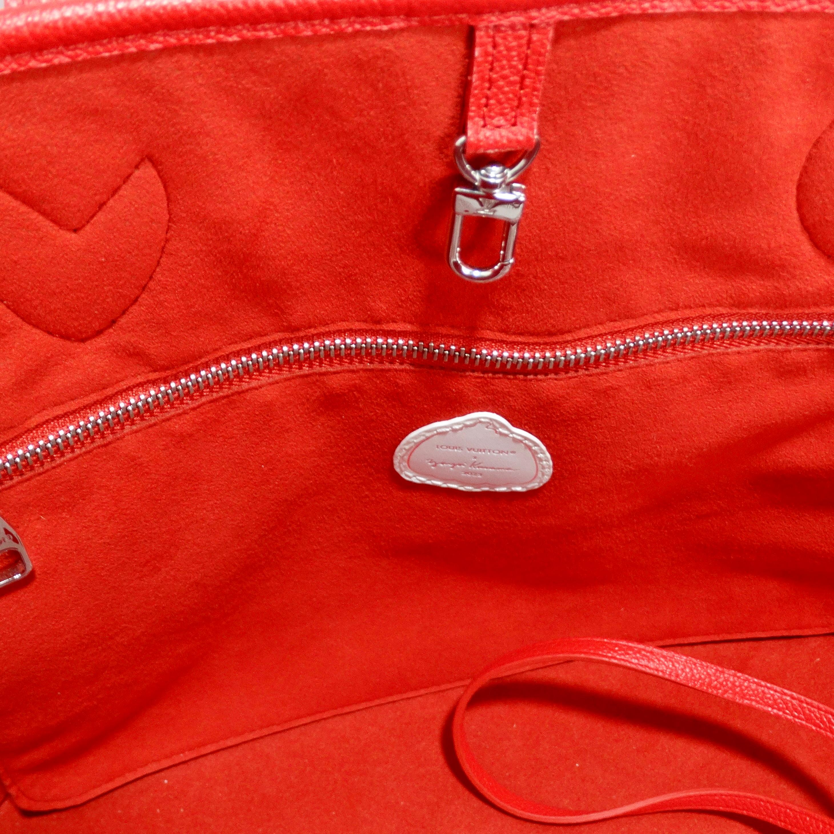 Louis Vuitton x Yayoi Kusama Neverfull MM Tote Bag For Sale 8