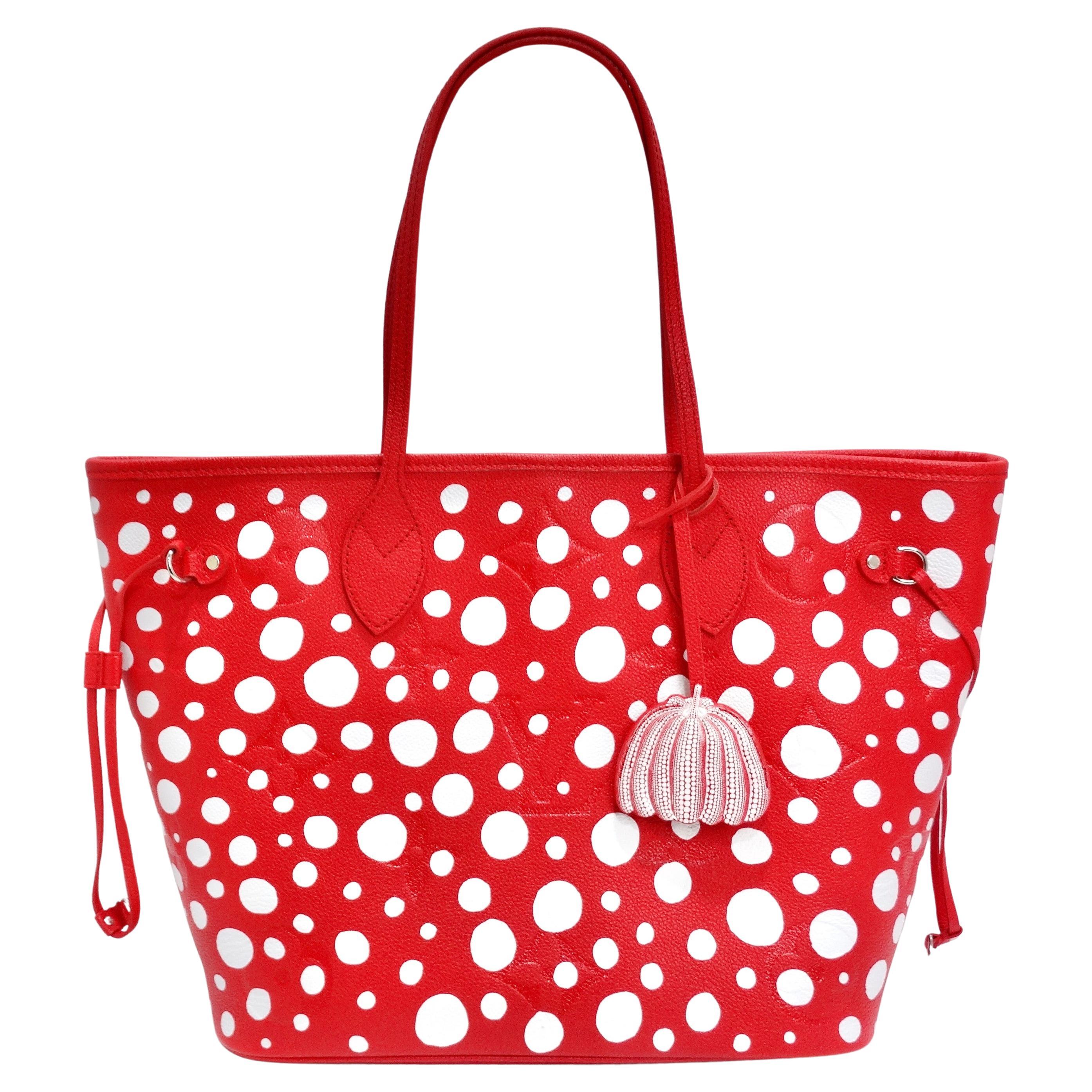 Louis Vuitton x Yayoi Kusama Neverfull MM Tragetasche im Angebot