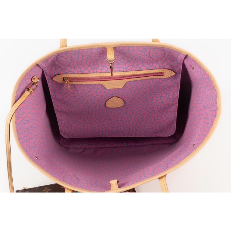 Louis Vuitton x Yayoi Kusama Neverfull Monogram Canvas Bag, 2023 9