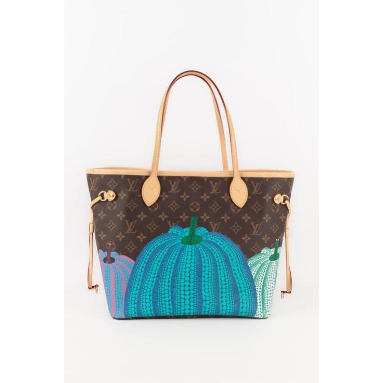 Louis Vuitton x Yayoi Kusama Neverfull Monogram Canvas Bag, 2023 In Excellent Condition In SAINT-OUEN-SUR-SEINE, FR