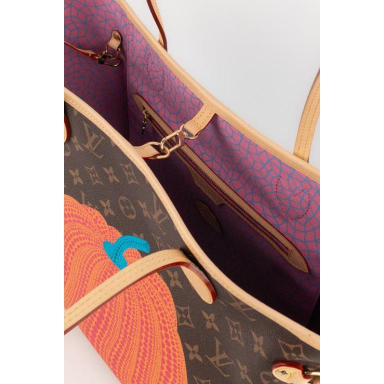 Louis Vuitton x Yayoi Kusama Neverfull Monogram Canvas Bag, 2023 4