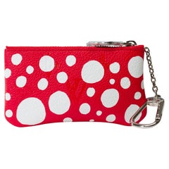 Louis Vuitton x Yayoi Kusama purse in red/white calf leather, SHW