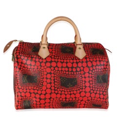 Louis Vuitton x Yayoi Kusama „Red Infinity Dots“ Monogram Canvas Speedy 30