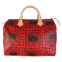 Louis Vuitton x Yayoi Kusama „Red Infinity Dots“ Monogram Canvas Speedy 30