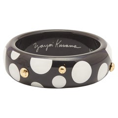 Louis Vuitton x Yayoi Kusama Resin Gold Tone Bangle Bracelet