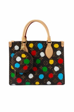 Louis Vuitton x Yayoi Kusama Einkaufstasche 'On The Go' Small 2023