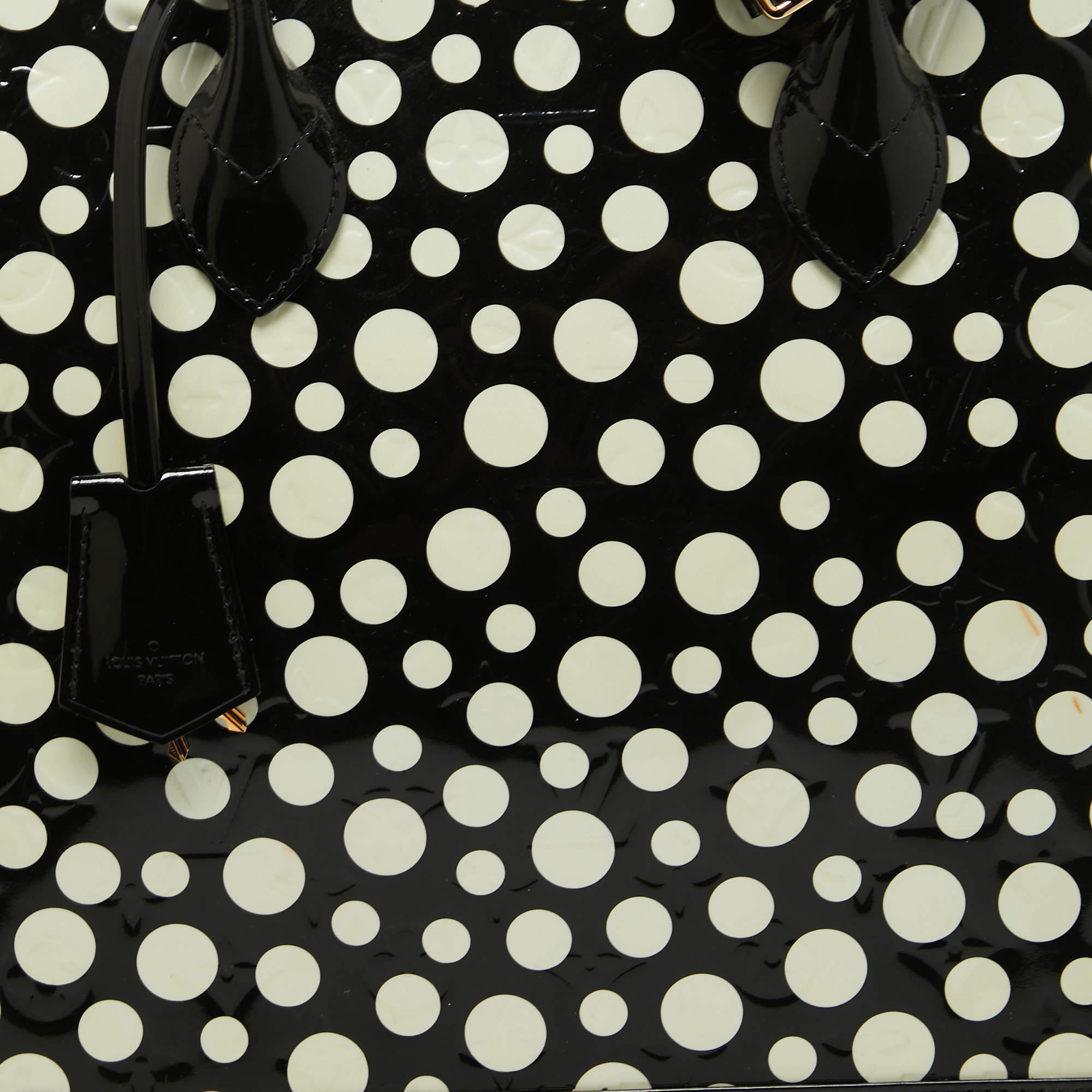 Louis Vuitton x Yayoi Kusama Vernis Infinity Dots Lockit MM Bag 8