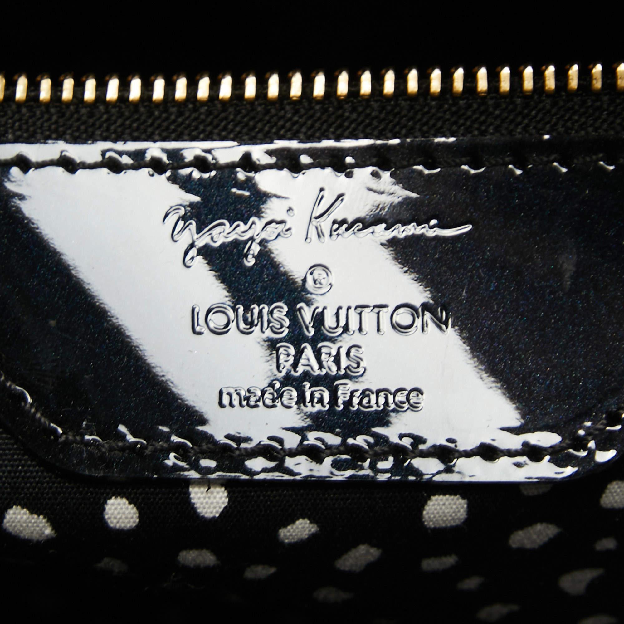 Louis Vuitton x Yayoi Kusama Vernis Infinity Dots Lockit MM Bag 12