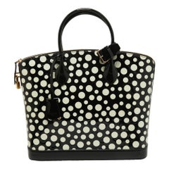 Louis Vuitton x Yayoi Kusama Vernis Infinity Dot Lockit MM Bag