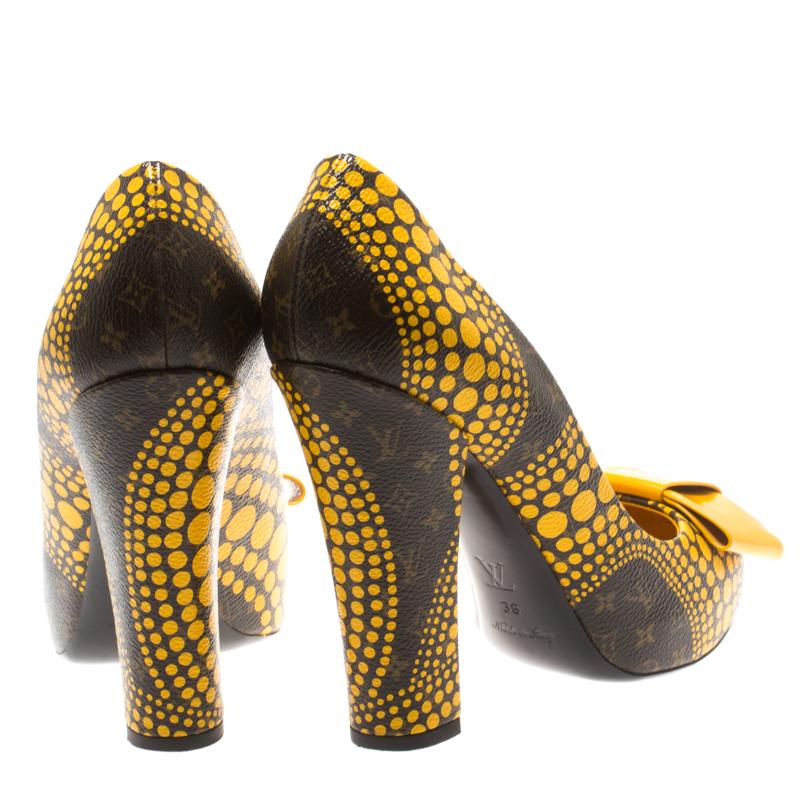 lv yayoi kusama shoes