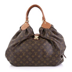 Louis Vuitton XL Hobo Monogram Canvas and Alligator