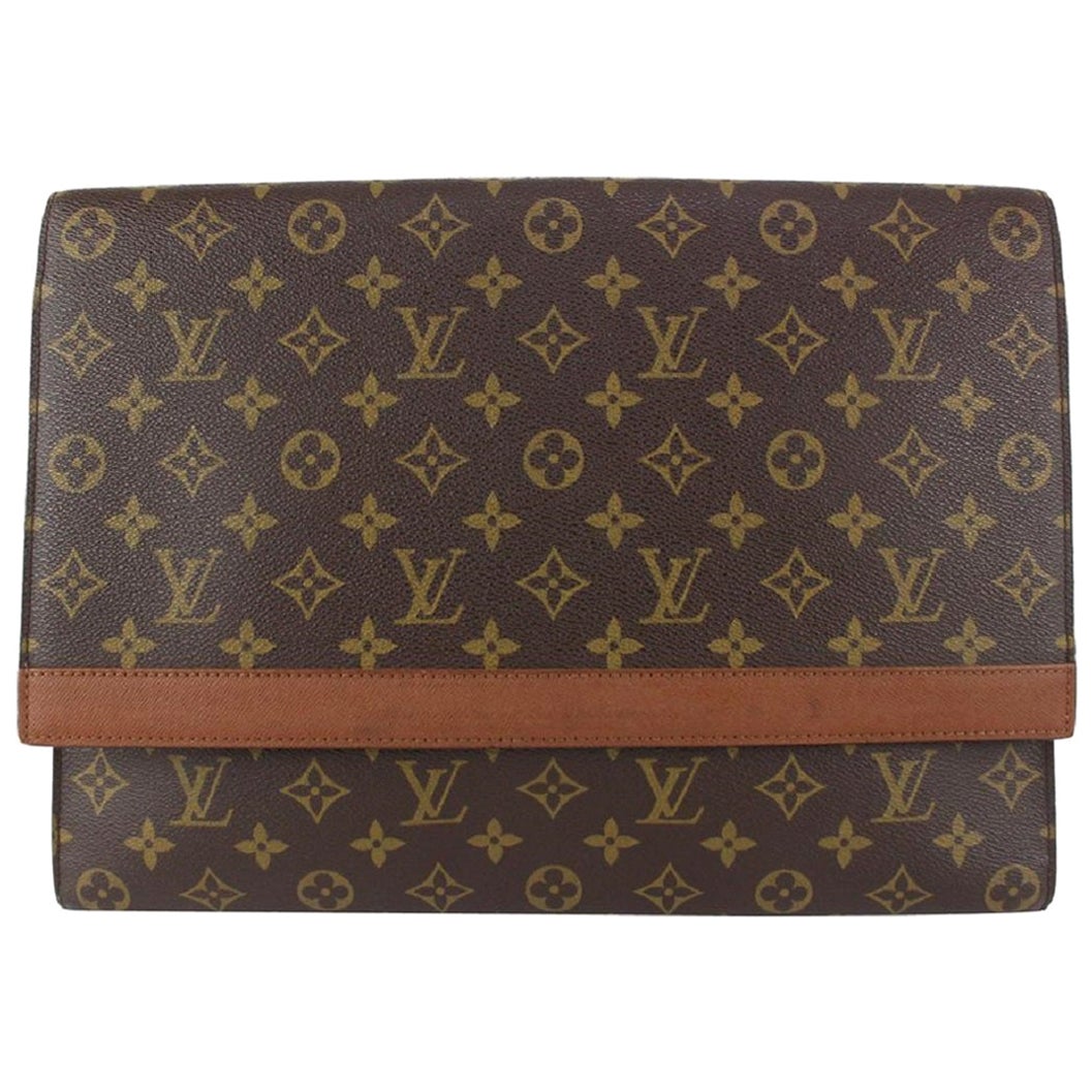 Louis Vuitton XL Cartera Carpeta Monograma Documento Clutch Porte 825lv66