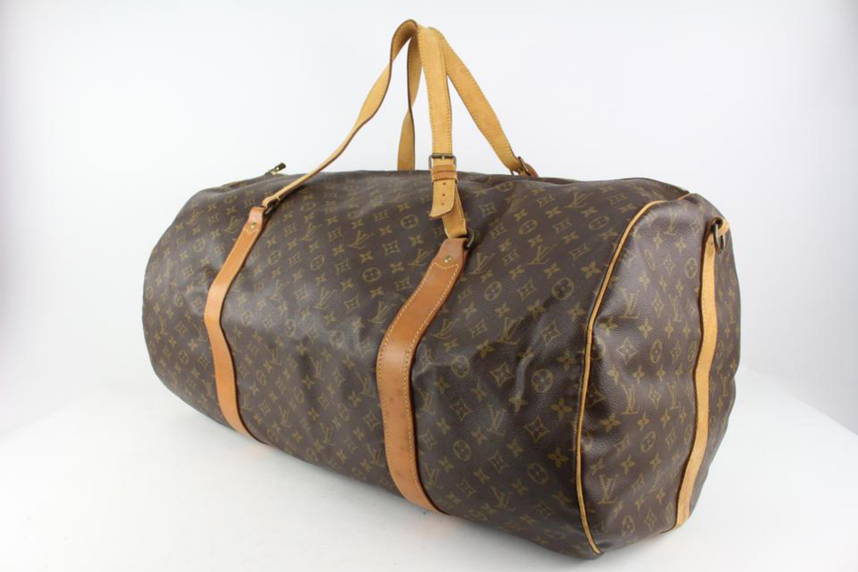 Louis Vuitton XL Monogram Keepall Sac Polochon 70 Boston Duffle Bag 1027lv6 5