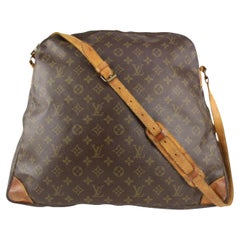 Louis Vuitton XL Monogram Sac Ballade Promenade Zip Hobo Shoulder Bag 1026lv51