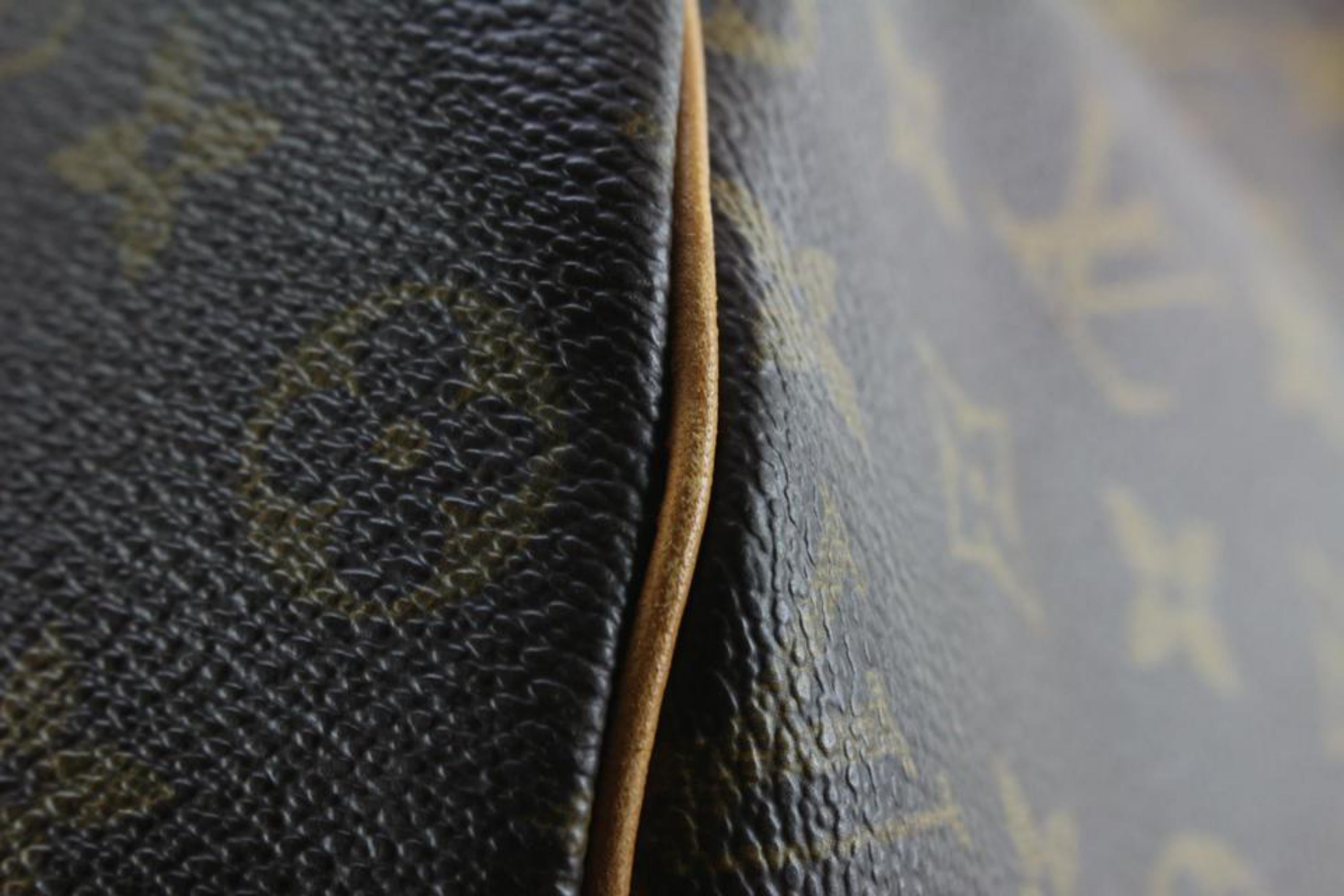 Brown Louis Vuitton XL Monogram Sac Polochon 70 Bandouliere Keepall 48lk811s