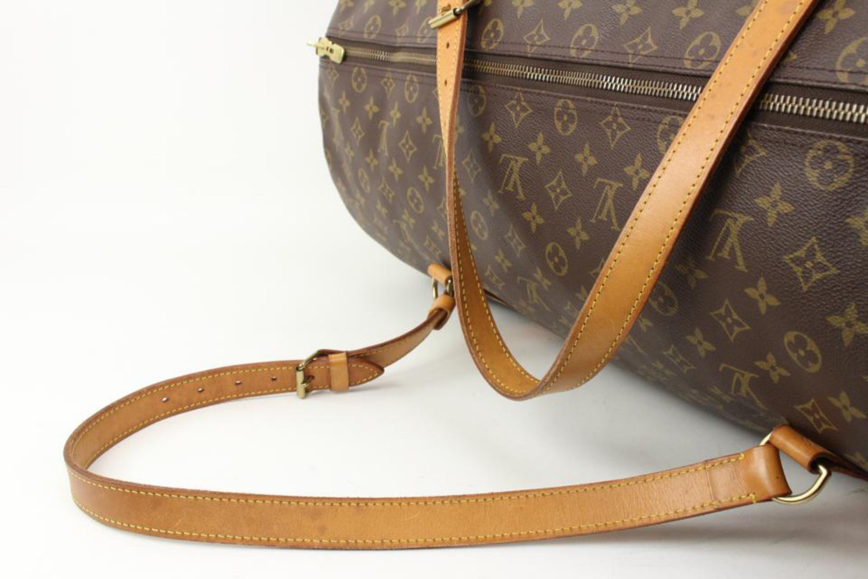 Gray Louis Vuitton XL Monogram Sac Polochon 70 Bigger Keepall  s329lk18 For Sale