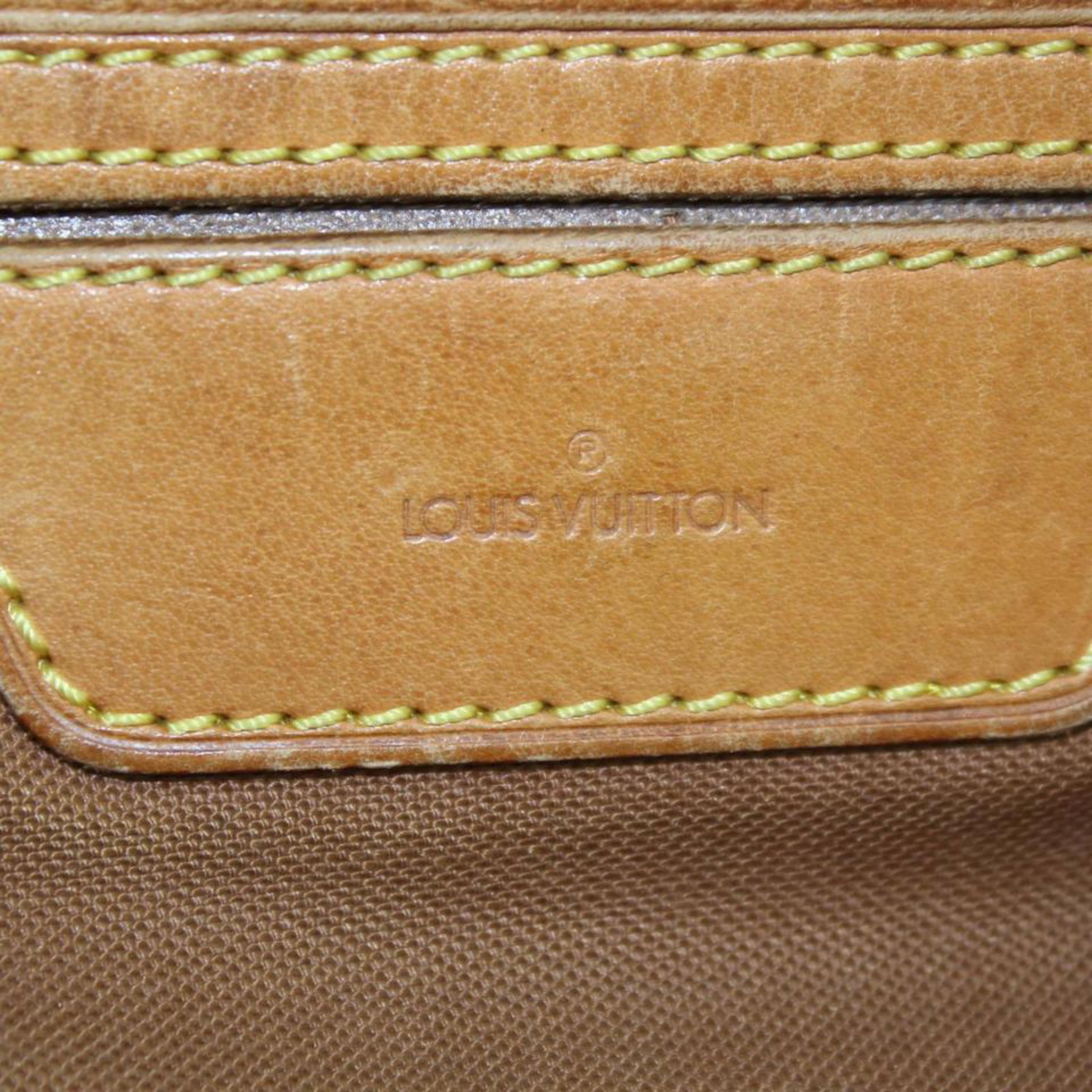 Women's Louis Vuitton Xl Monogram Sac Promenade 866720 Brown Coated Canvas Shoulder Bag For Sale