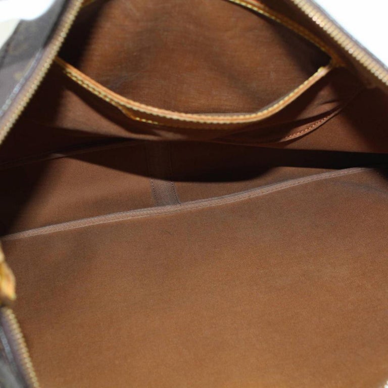 Louis Vuitton Xl Monogram Sac Promenade 866720 Brown Coated Canvas Shoulder  Bag For Sale at 1stDibs