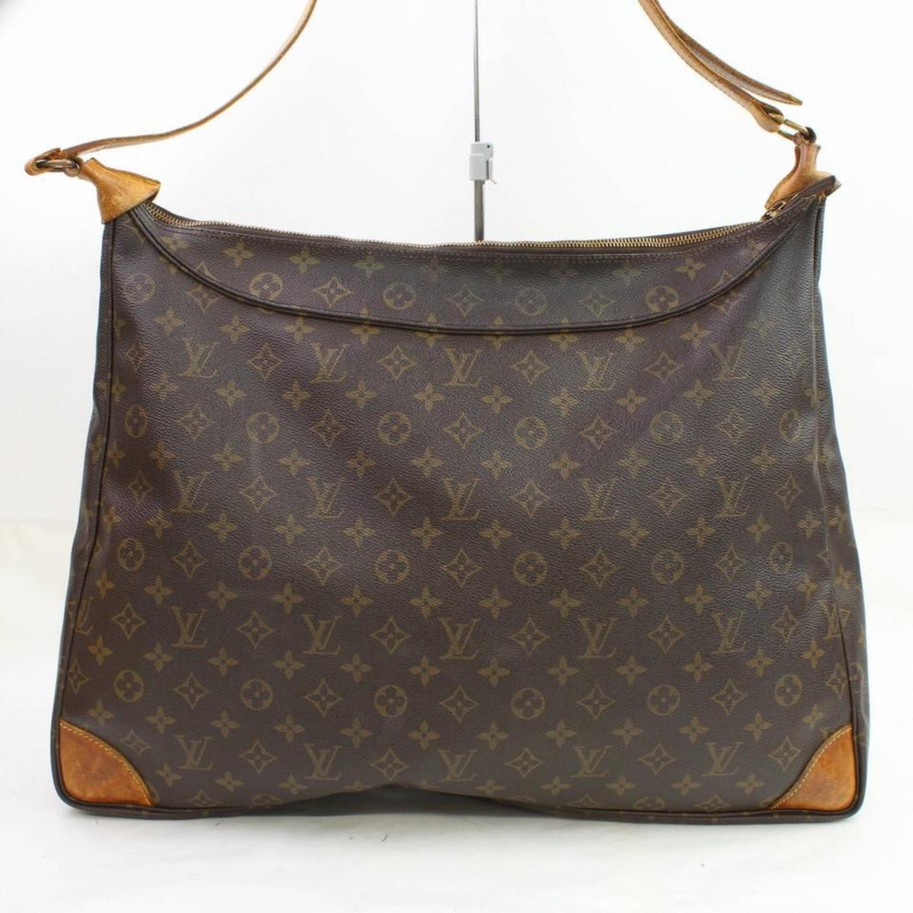 Louis Vuitton Xl Monogram Sac Promenade 866720 Brown Coated Canvas Shoulder Bag For Sale 1
