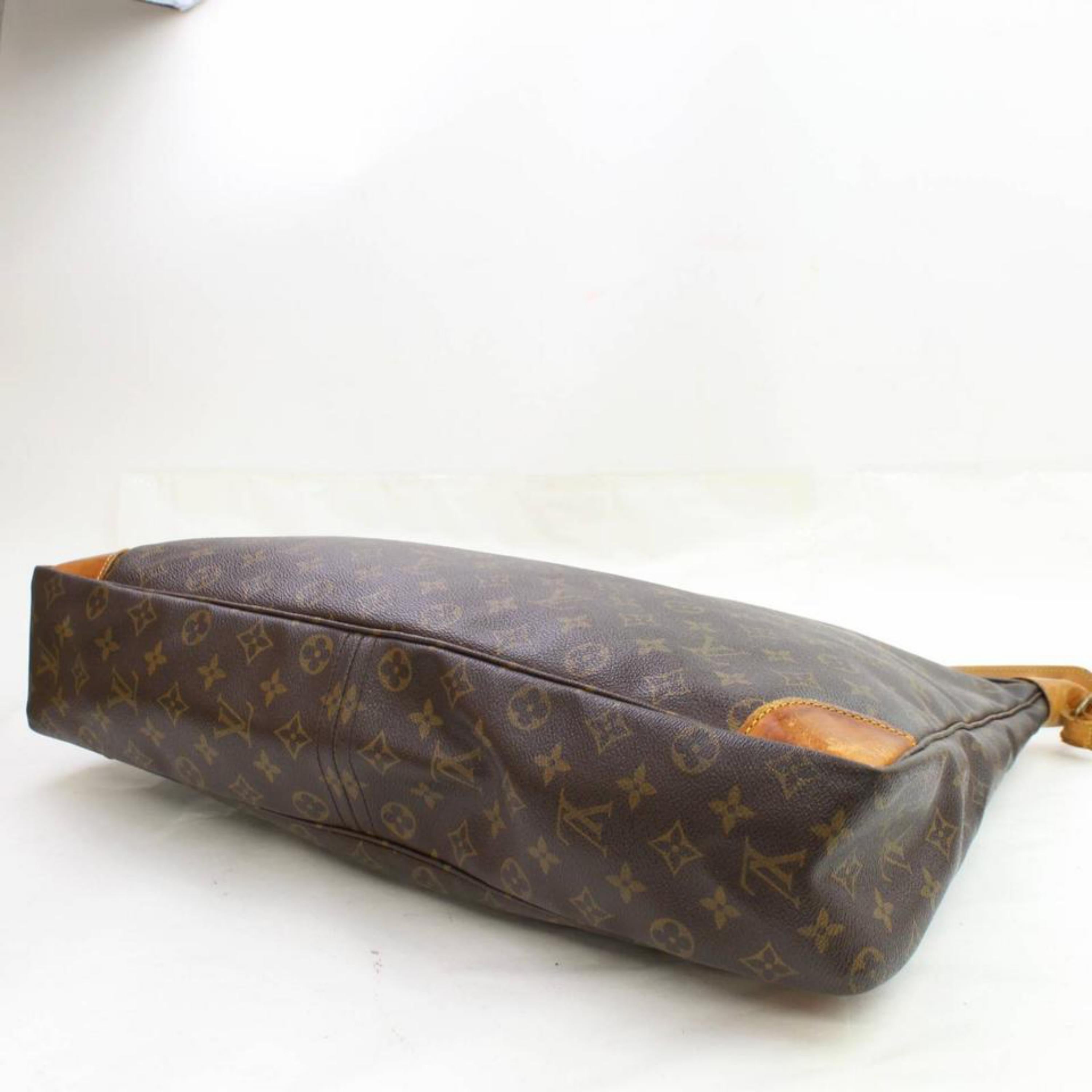 Louis Vuitton Xl Monogram Sac Promenade 866720 Brown Coated Canvas Shoulder Bag For Sale 3