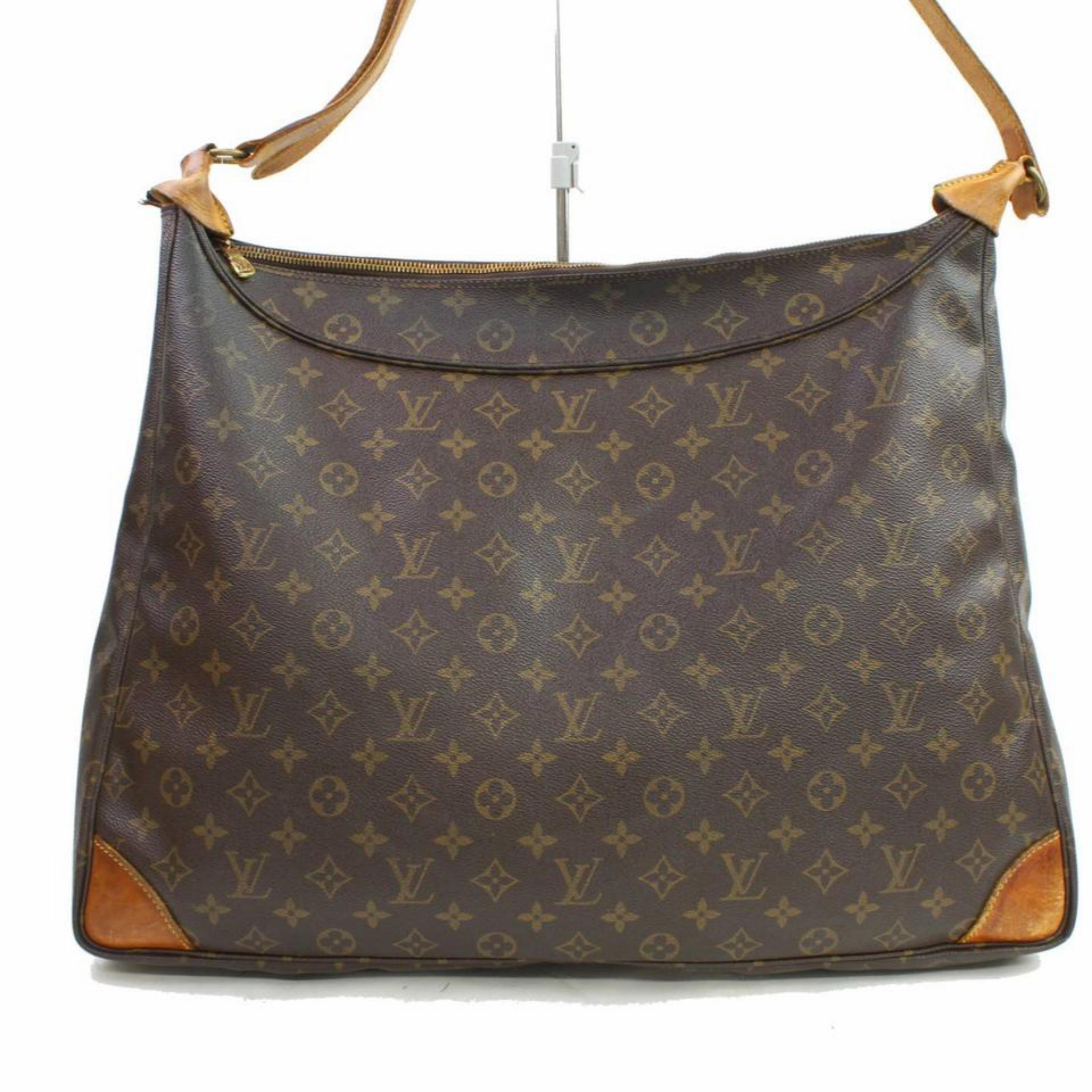Louis Vuitton Xl Monogram Sac Promenade 866720 Brown Coated Canvas Shoulder Bag For Sale 4