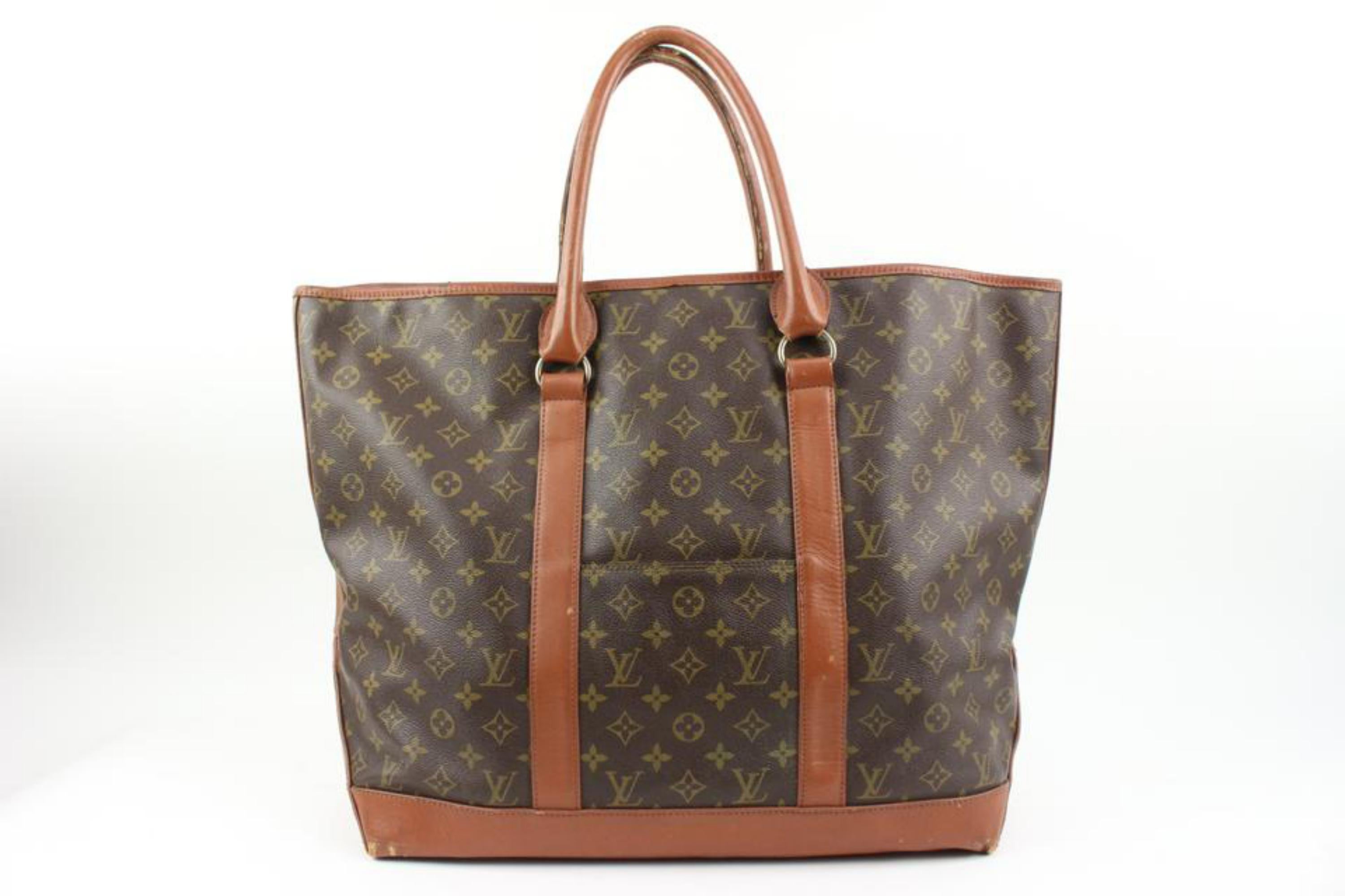 Louis Vuitton XL Monogram Sac Weekend GM Zip Tote bag 72lv218s 5
