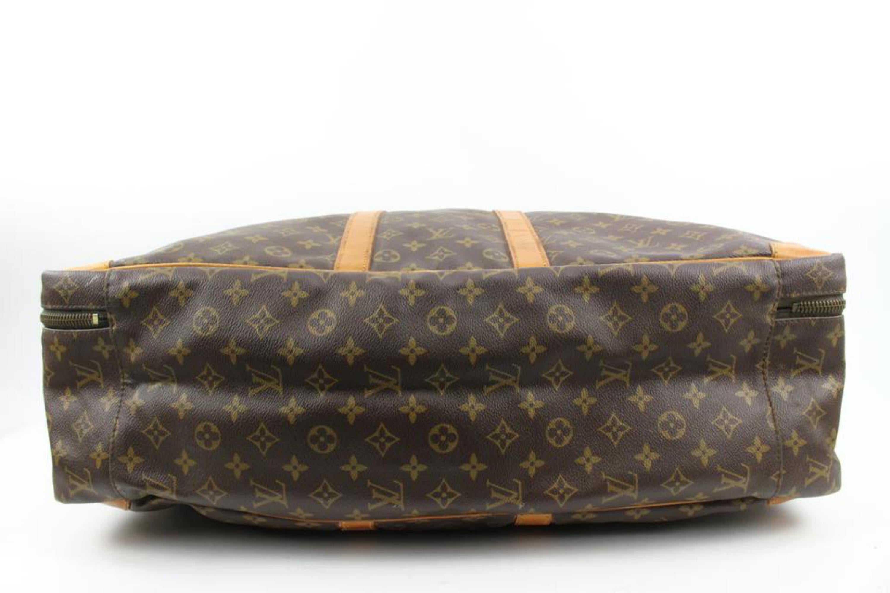 Louis Vuitton XL Monogram Sirius 60 Softside Trunk Luggage 92lv225s In Good Condition In Dix hills, NY