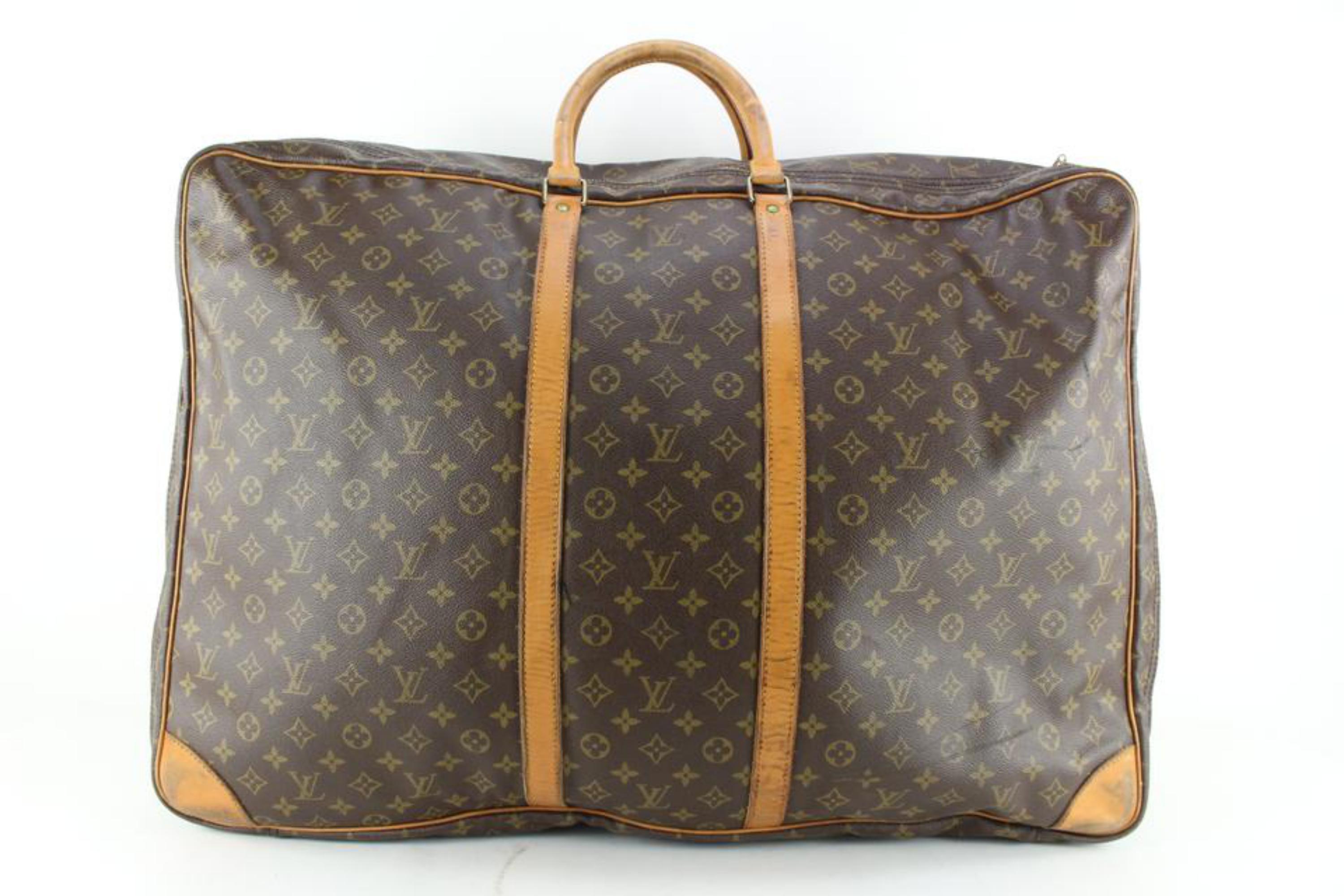 Gris Louis Vuitton sac à dos souple Sirius XL avec monogramme, 77lk78s en vente