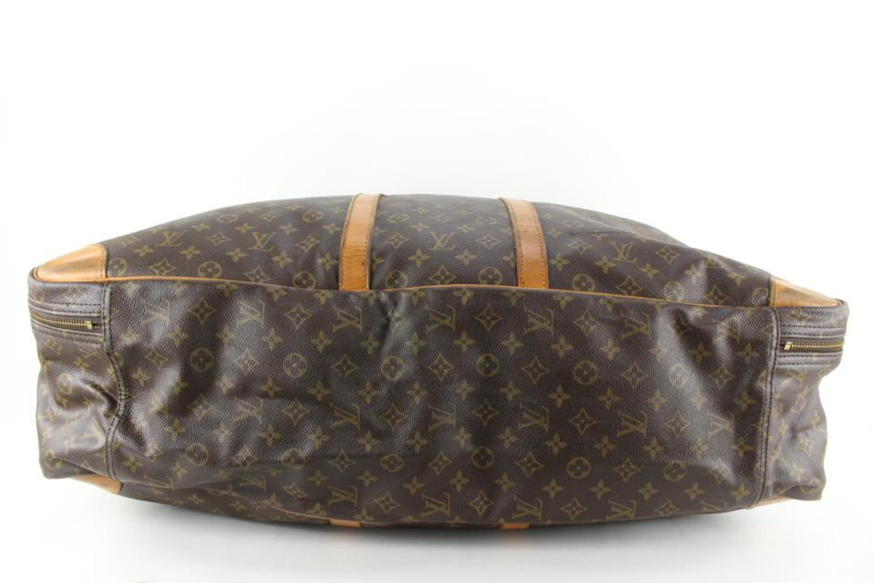 Louis Vuitton XL Monogram Sirius 70 Soft Trunk Luggage 77lk78s In Fair Condition For Sale In Dix hills, NY