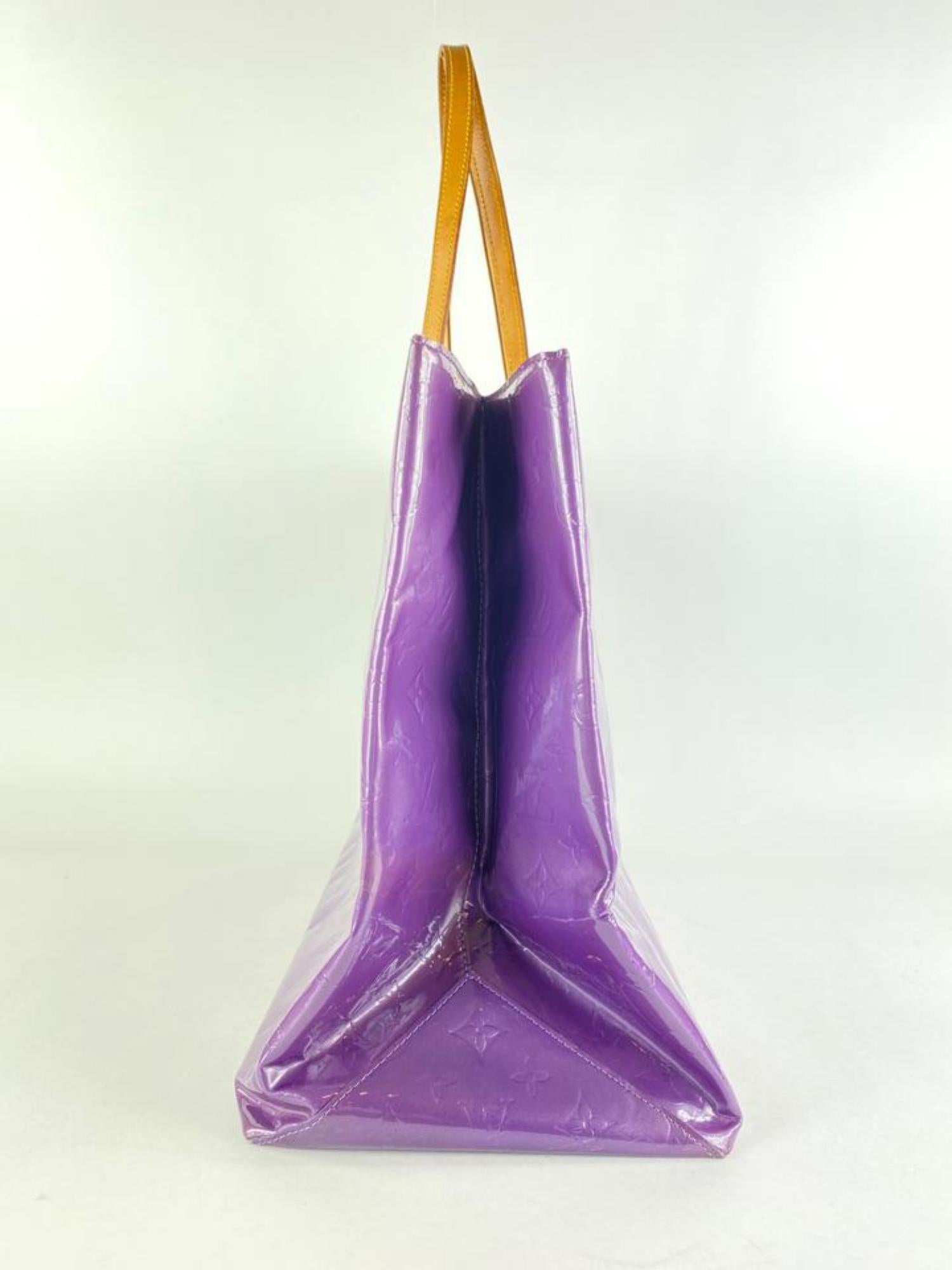 Louis Vuitton XL Purple Vernis Reade GM Tote 1LV927a 1