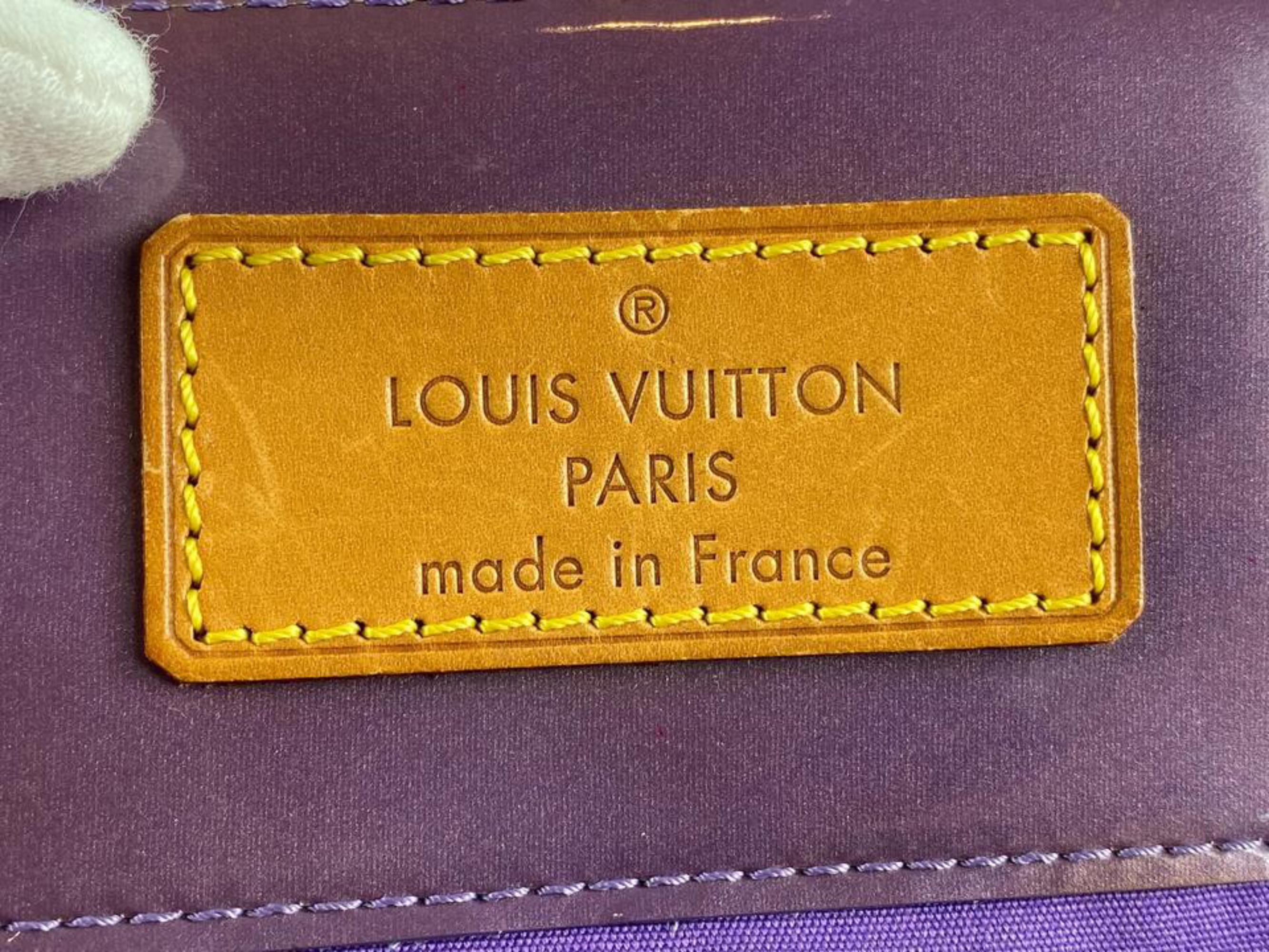 Louis Vuitton XL Purple Vernis Reade GM Tote 1LV927a 2