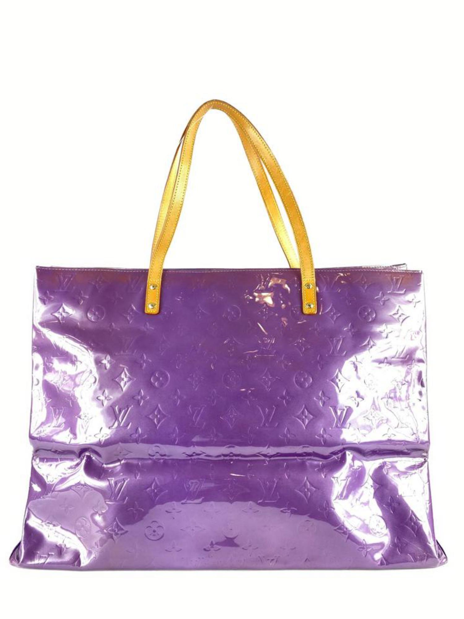 Louis Vuitton XL Purple Vernis Reade GM Tote 1LV927a 3