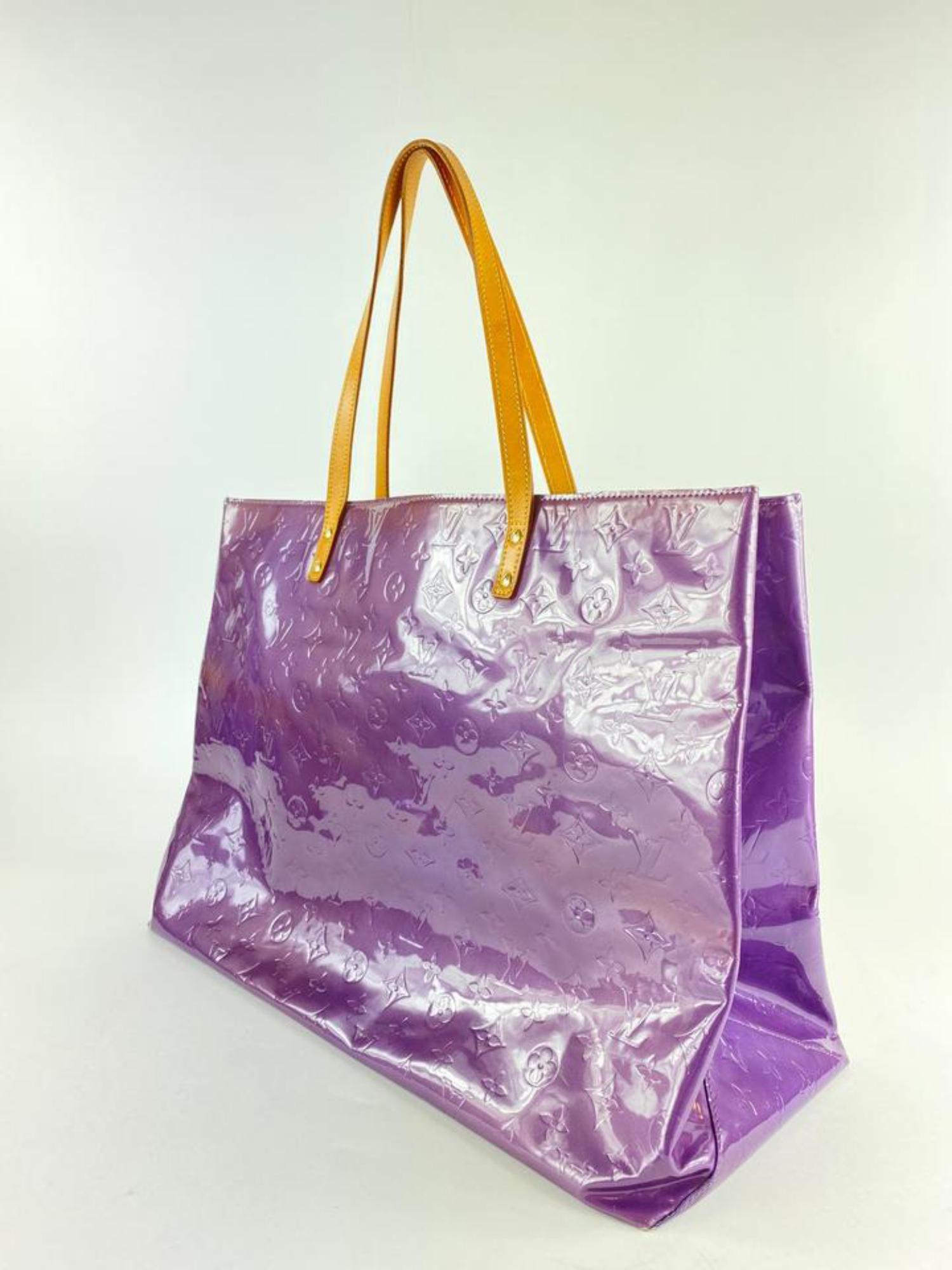 Louis Vuitton XL Purple Vernis Reade GM Tote 1LV927a 5