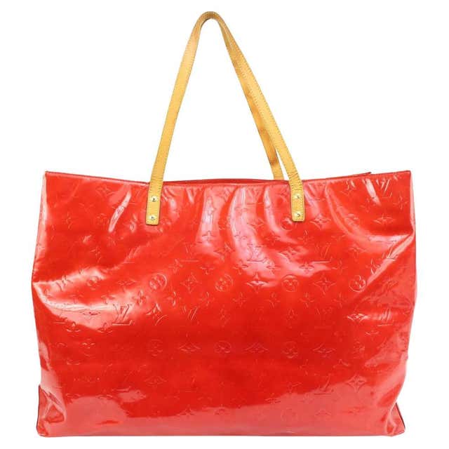 Louis Vuitton Limited Red Monogram Crafty Onthego GM 2way Tote 910lv97 ...