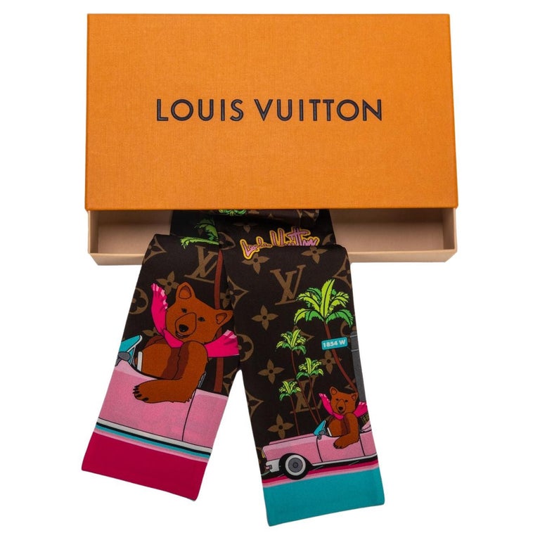 Louis Vuitton Xmas 2021 Hollywood Silk Bandeau For Sale at 1stDibs