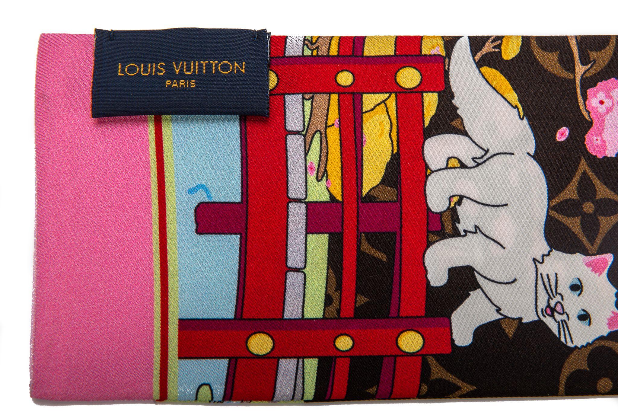 Louis Vuitton Xmas 2021 Japan Bandeau Seide NIB, NIB im Zustand „Neu“ im Angebot in West Hollywood, CA