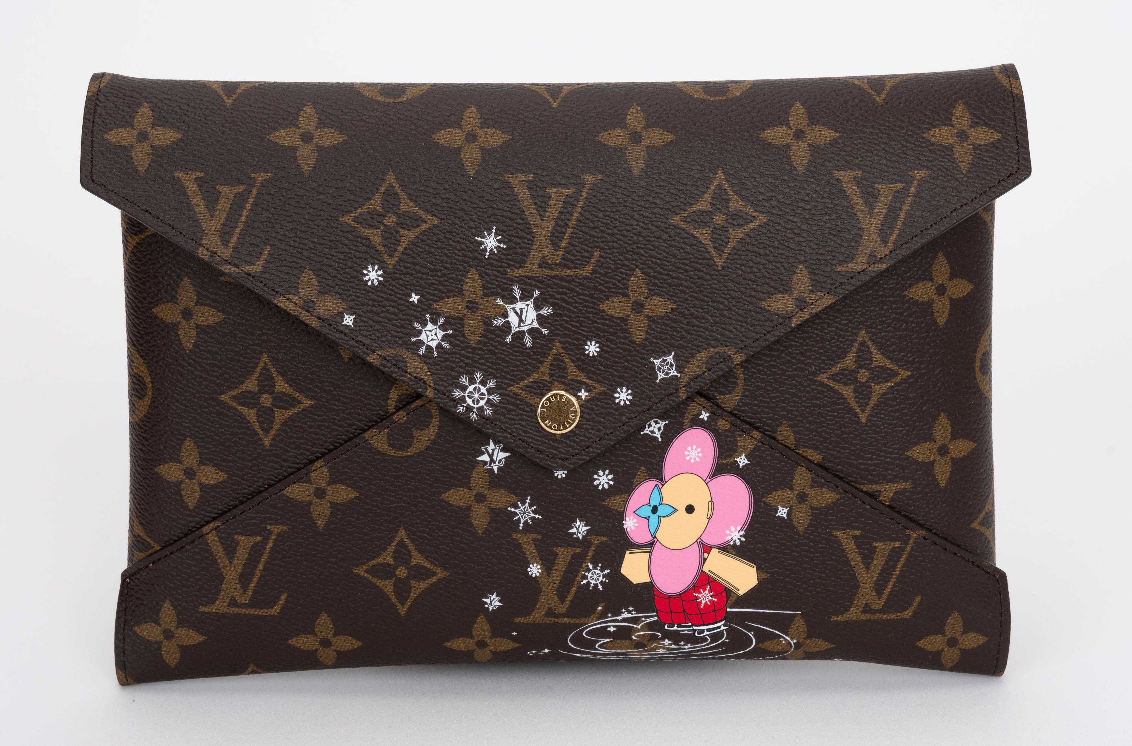 Black Louis Vuitton Xmas 23 Kirigami Pochettes For Sale