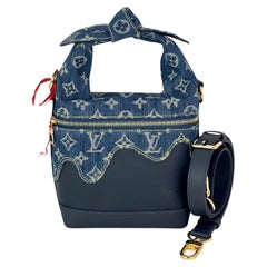 Louis Vuitton XNigo Taurillon Monogram Blue Denim Japanese Cruiser Crossbody Bag
